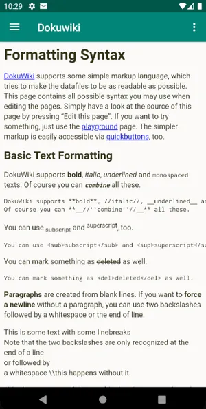 Dokuwiki Android